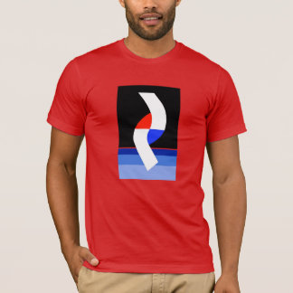 Camiseta gráfica abstracta