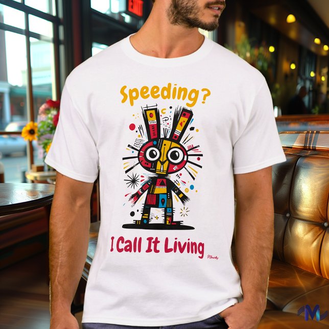 Camiseta gráfica abstracta de conejo vibrante (Subido por el creador)