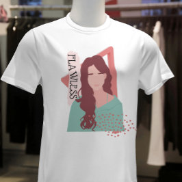 Camiseta Gráfica abstracta de empoderamiento femenino ilega