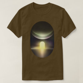 Camiseta Gráfica Abstracta de Paisaje de Ciencia F