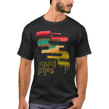 Camiseta gráfica abstracta de "Tiempos líquidos"