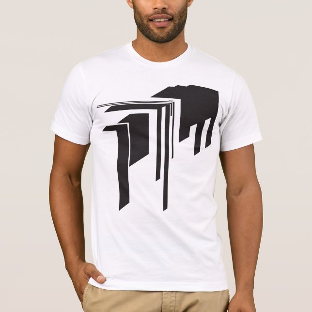 Camiseta gráfica abstracta del personalizado del (Anverso)