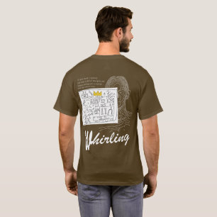Camiseta gráfica abstracta “Whirling”