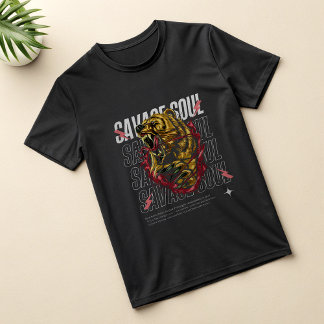 Camiseta Gráfica Alfa de la cabeza del oso del alm
