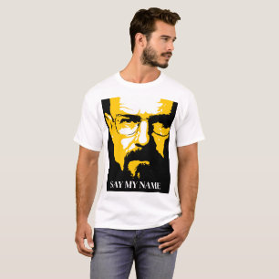 Camiseta gráfica amarilla Heisenberg Di Mi Nombre