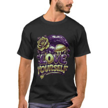 Camiseta gráfica "Ámate a ti mismo" de AlexDizaine