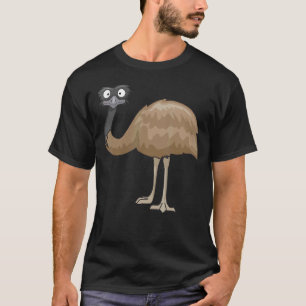 Camiseta Gráfica animal de ave de avestruz