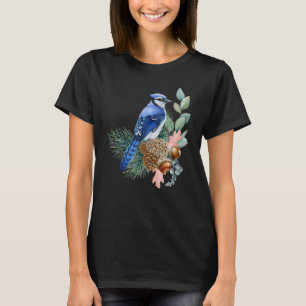Camiseta Gráfica animal de Jay Bird Cute Birds Blue
