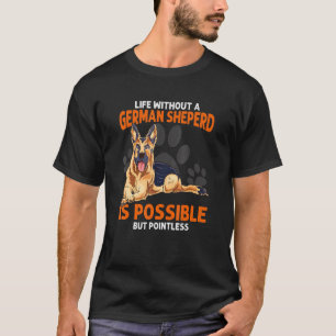 Camiseta Gráfica animal del propietario del perro pastor al