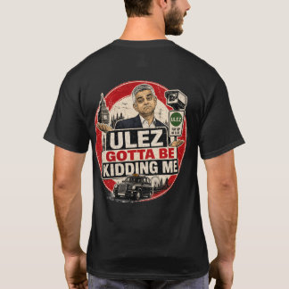Camiseta gráfica anti ULEZ Sadiq Khan Streetwear