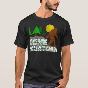 Camiseta gráfica apenada SQUATCHIN IDA vintage