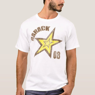 Camiseta gráfica apenada vintage de la estrella O8