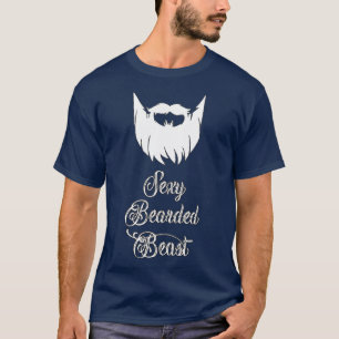 Camiseta Gráfica barba barba barba Funny Mustache Hipster S