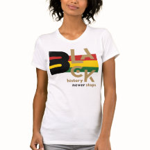 Camiseta gráfica BHM: La historia negra nunca se d