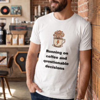 Camiseta gráfica blanca divertida para hombres que