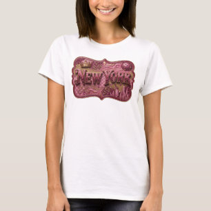 Camiseta Gráfica Bold Gold NEW YORK