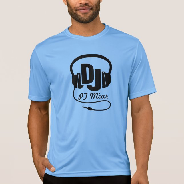 Camiseta gráfica brillante del negro conocido de (Anverso)