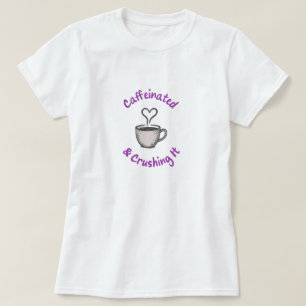 camiseta gráfica casual - amantes del café
