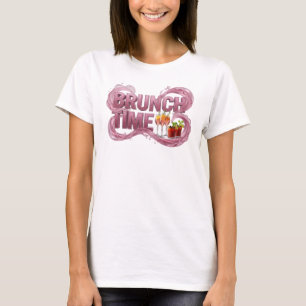 Camiseta gráfica Catchy Pink BRUNCH TIME