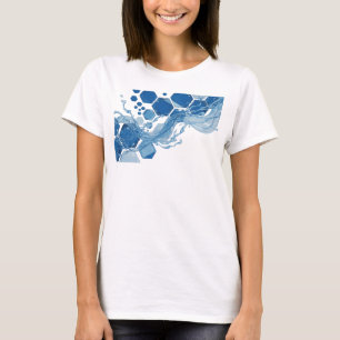 Camiseta gráfica Catchy Silver WATER FLOW