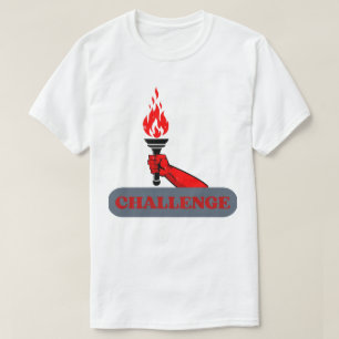 Camiseta Gráfica Challenge Torch   Motivación Auda