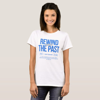 Camiseta gráfica Cobalt Blue Rewind The Past Y2K p