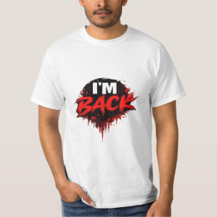 Camiseta gráfica con declaración audaz para hombre