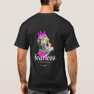 Camiseta Gráfica con Estampa Trasera de Estatua Gr