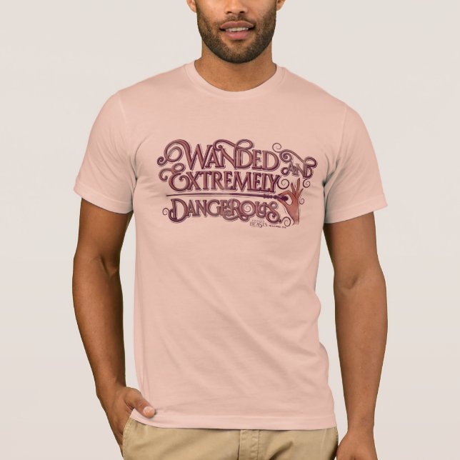 Camiseta Gráfica Con Ganas Y Extremadamente Peligroso - Ros (Anverso)