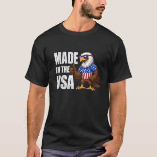 Camiseta gráfica con orgullo americano patriótico