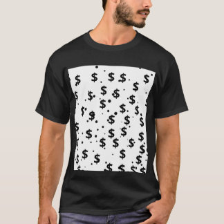 Camiseta gráfica con signo de dólar en negrita "El