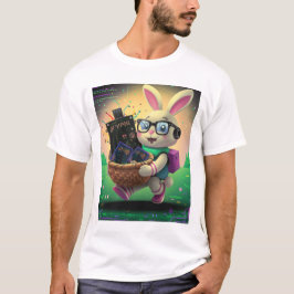 Camiseta Gráfica Conejo de Pascua