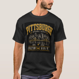 Camiseta gráfica "Construida sobre la terquedad de