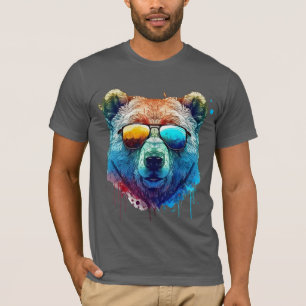 Camiseta gráfica Cool Bear Shades
