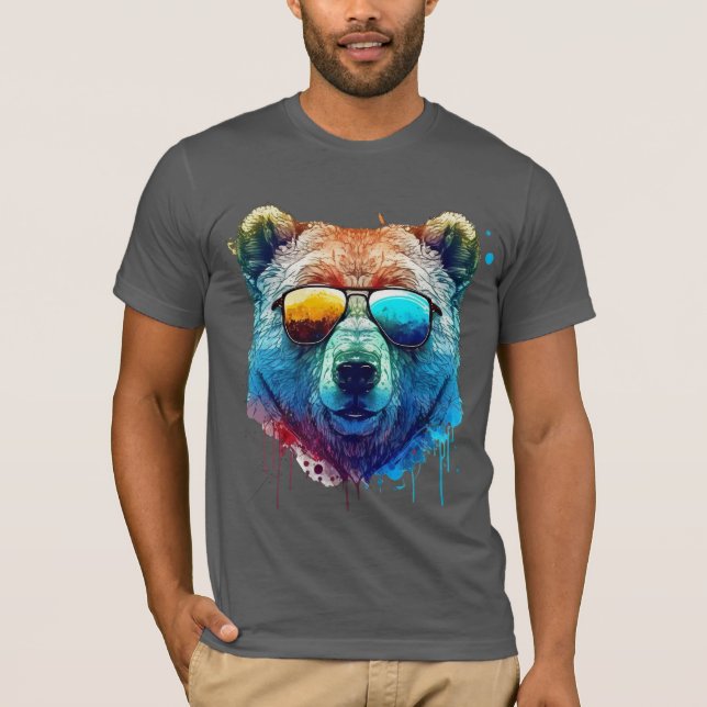 Camiseta gráfica Cool Bear Shades (Anverso)