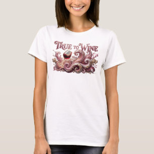 Camiseta gráfica Cool Pink TRUE TO WINE