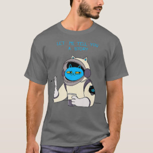 Camiseta Gráfica D de la Novedad del Ilustracion del gato d