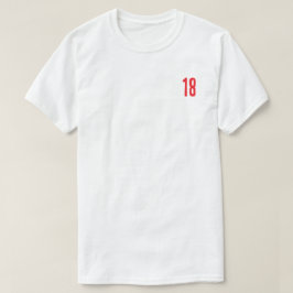 Camiseta Gráfica de 18 con Experiencia