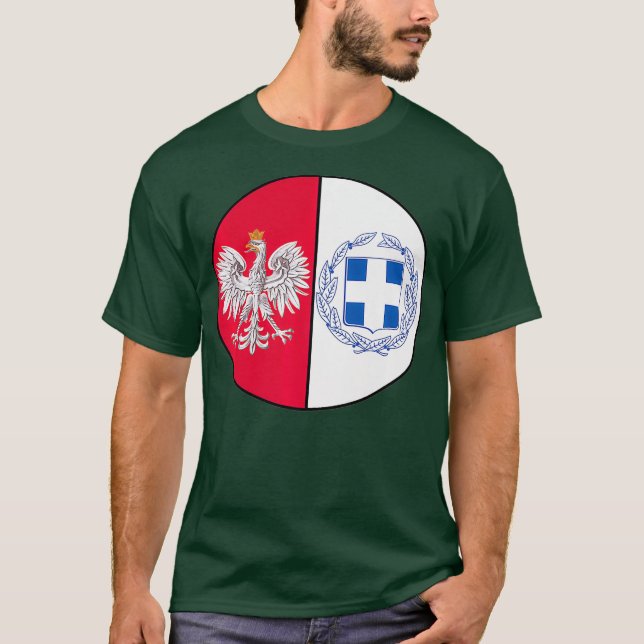 Camiseta Gráfica de 50 canales de genealogía polaca media g (Anverso)