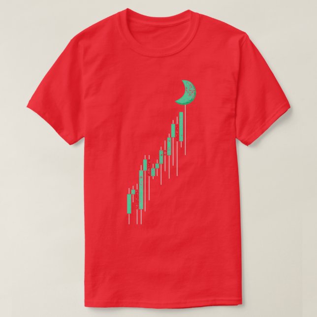 Camiseta Gráfica De Acciones De Crypto Trading Holdl A La L (Diseño del anverso)