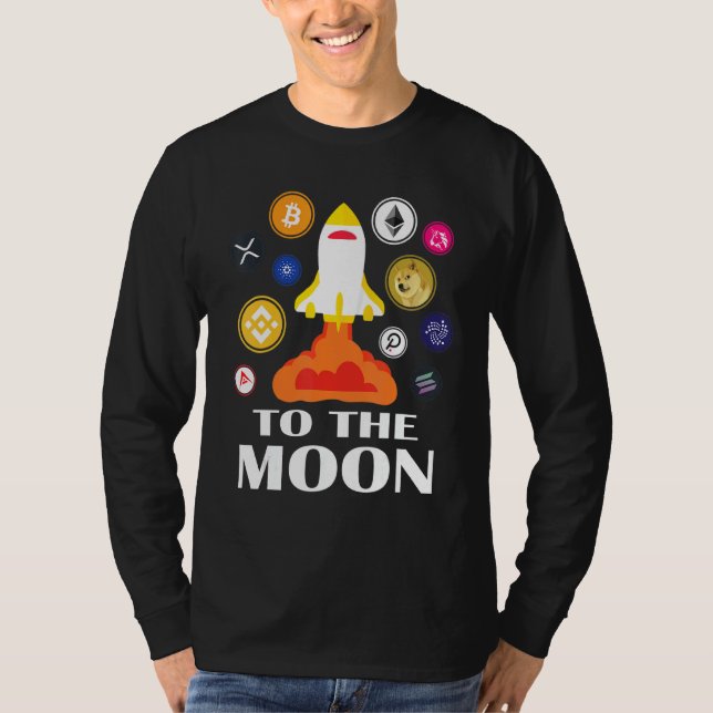 Camiseta Gráfica De Acciones De Cryptocurrency Trading Hodl (Anverso)