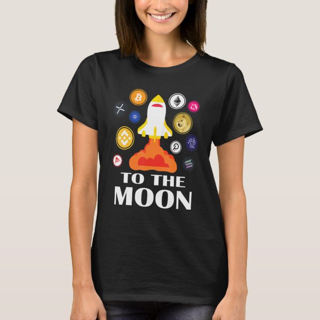 Camiseta Gráfica De Acciones De Cryptocurrency Trading Hodl (Anverso)
