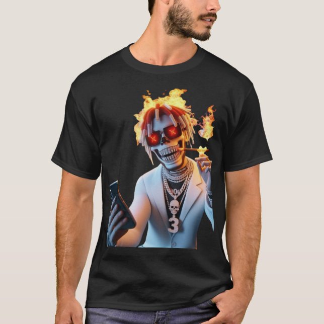 Camiseta gráfica de actitud de los chicos audaces (Anverso)