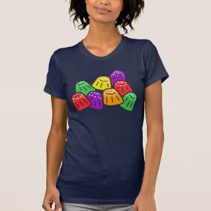 Camiseta Gráfica de adobo colorido y dulce moderno