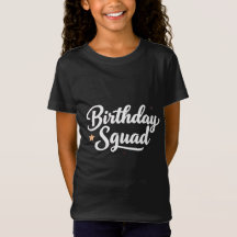 Camiseta gráfica de adolescente del escuadrón de c
