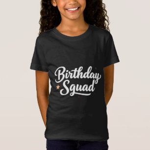 Camiseta gráfica de adolescente del escuadrón de c