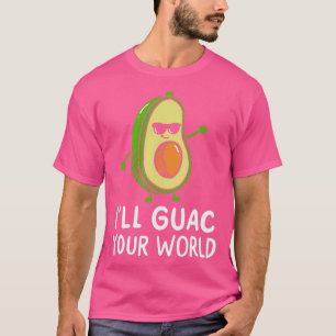 Camiseta Gráfica de aguacate vegan de baile lindo