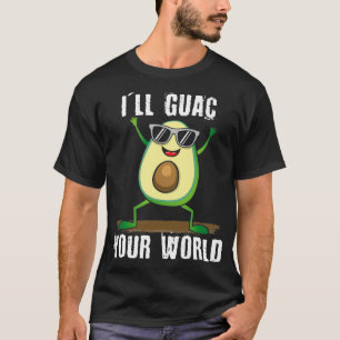 Camiseta Gráfica de aguacate vegan de baile lindo