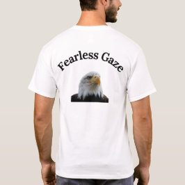 Camiseta gráfica de águila calva con mirada intrép