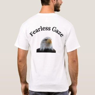 Camiseta gráfica de águila calva con mirada intrép